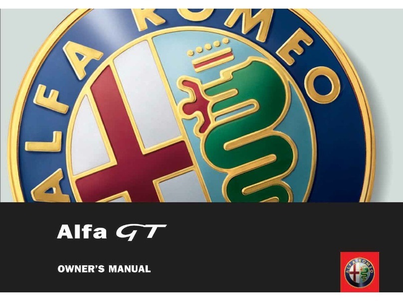 Alfa Romeo GT owner's manual