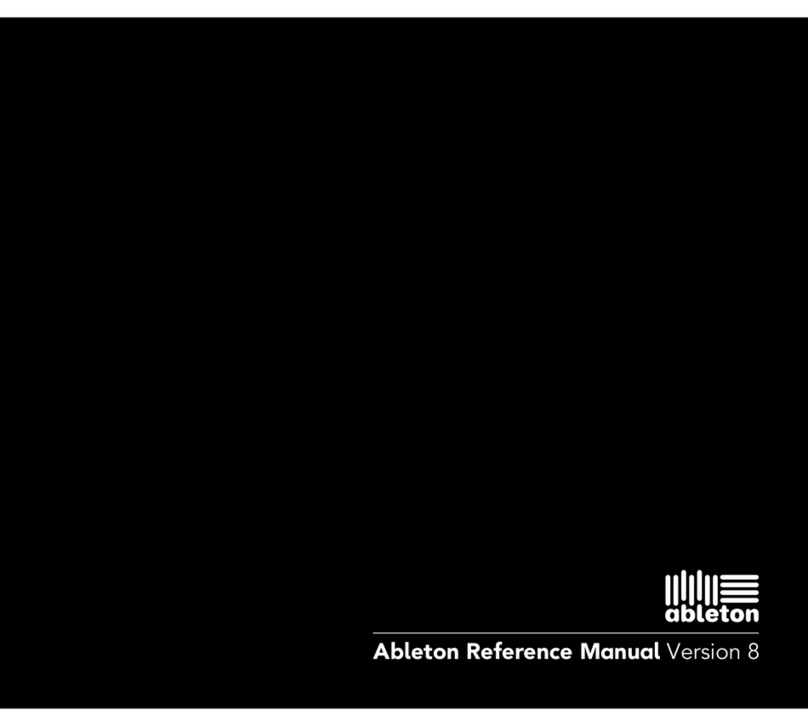 Ableton Live Reference manual