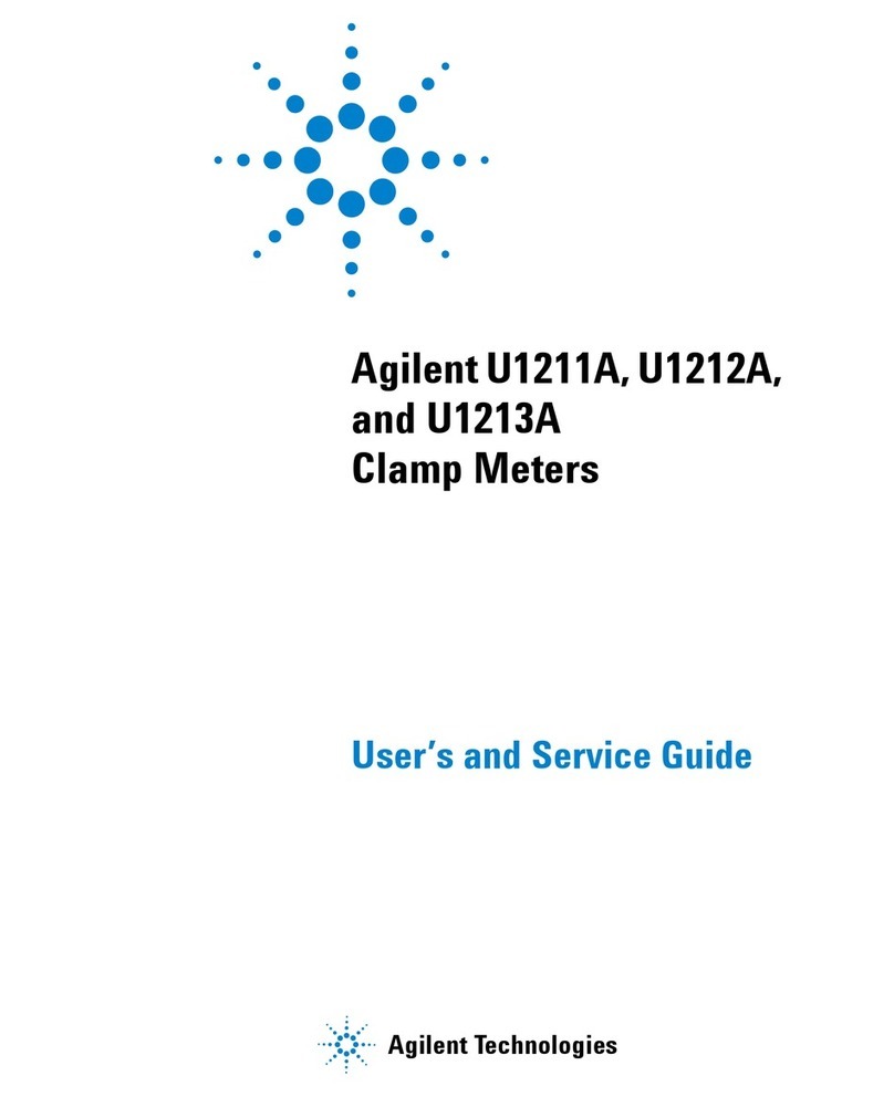 Agilent Technologies U1211A User manual