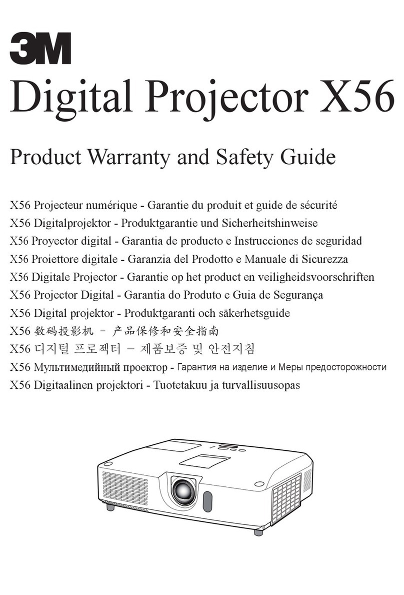 3M X56 Installation and operating manual