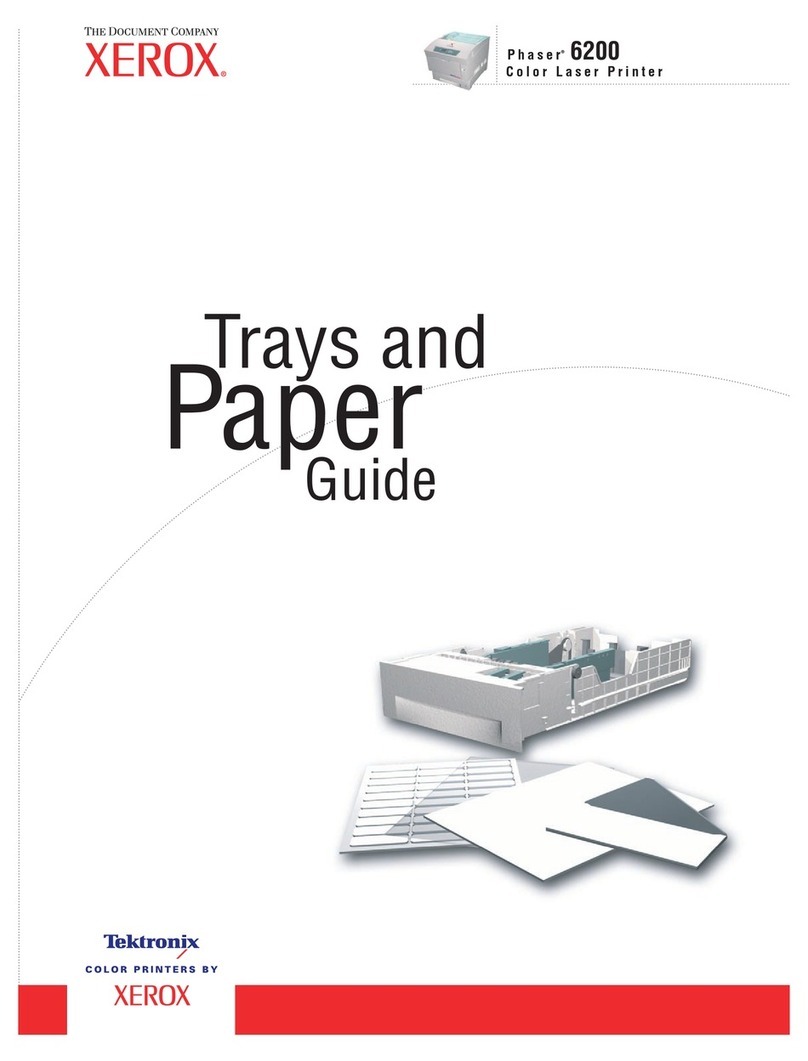 Xerox 6200DX - Phaser Color Laser Printer Quick reference guide