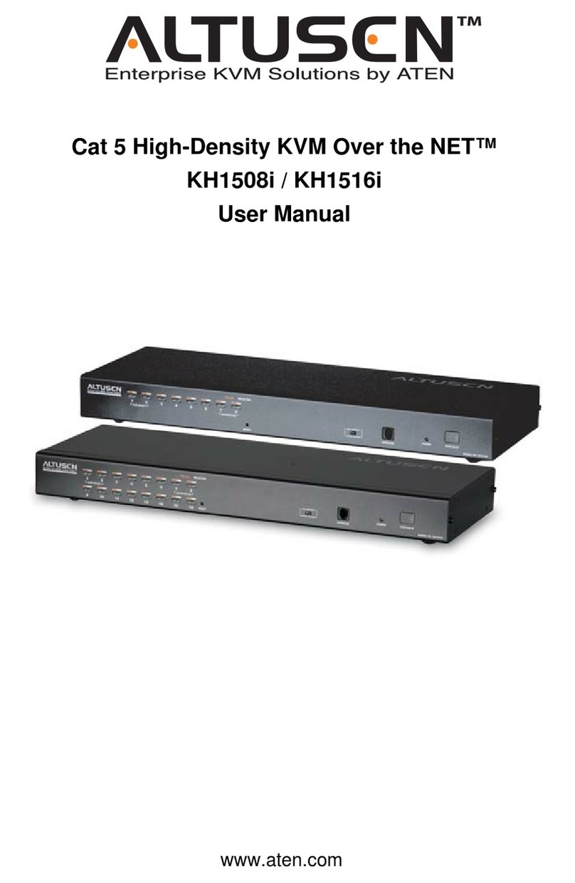 ATEN ALTUSEN KH1508I User manual