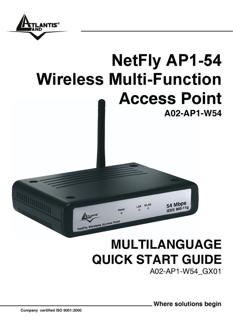 Atlantis Land NetFly AP1-54 quick start guide Atlantis Land NetFly AP1-54 quick start guide