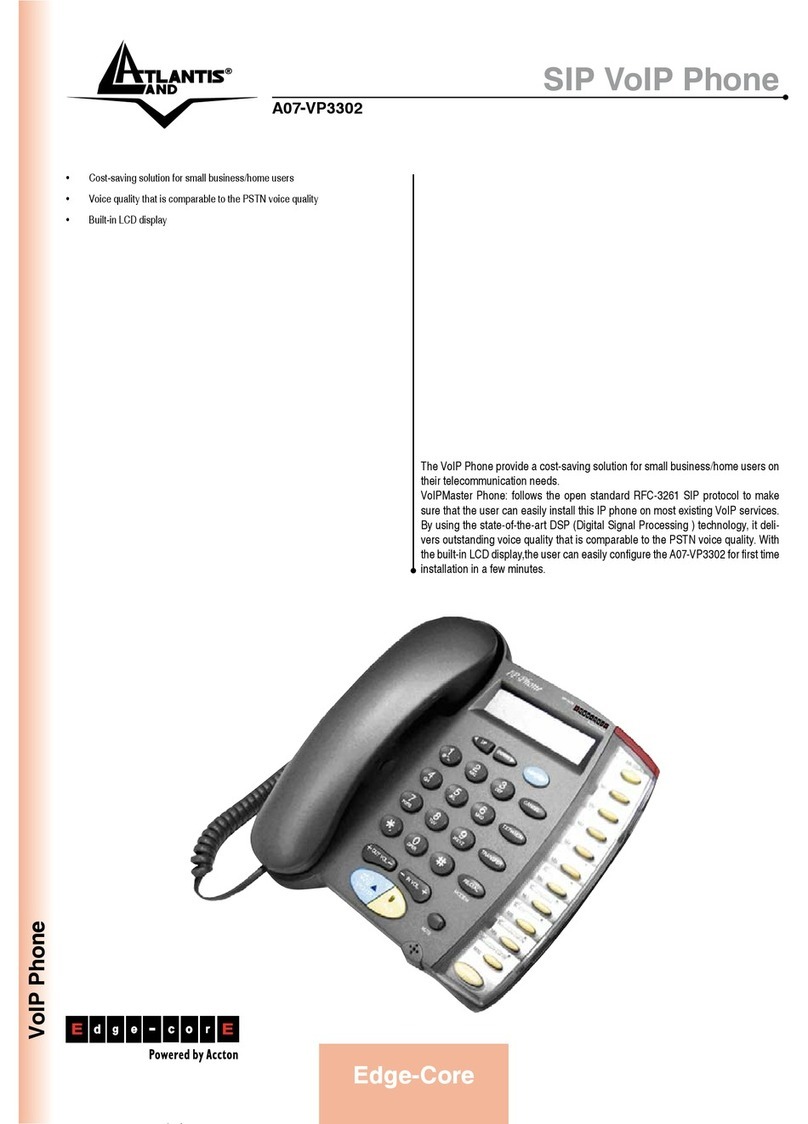 Atlantis Land A07-VP3302 specification