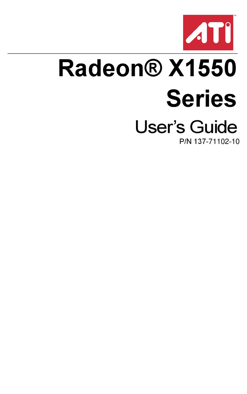 ATI Technologies RADEON X1550 SERIES user guide