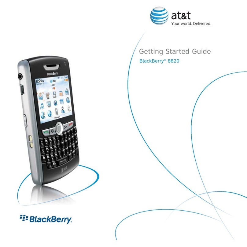 Blackbe;rry 8820 SMARTPHONE User manual