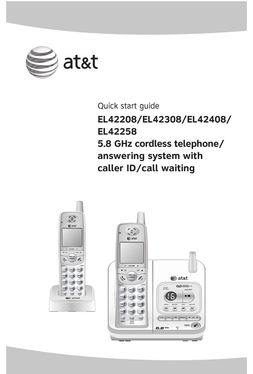 AT&T EL42208 User manual