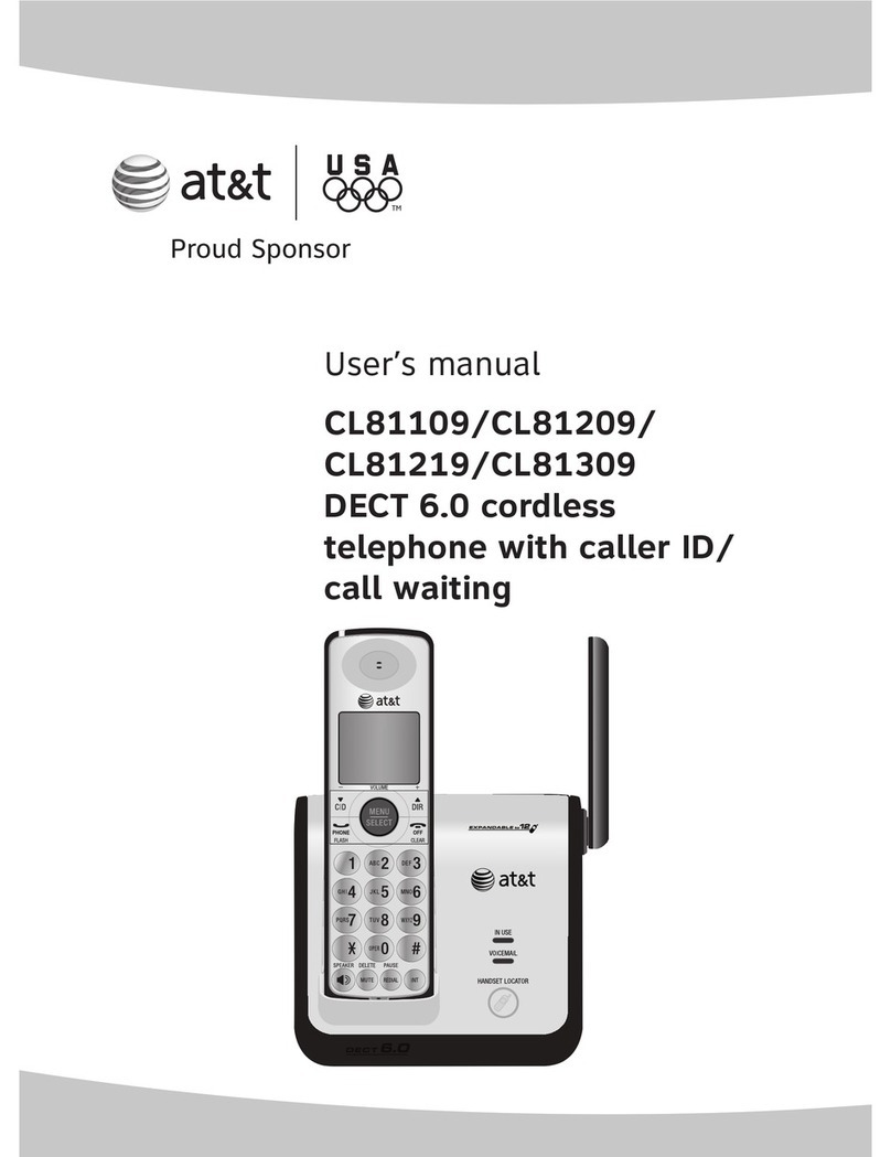 AT&T CL81109 User manual