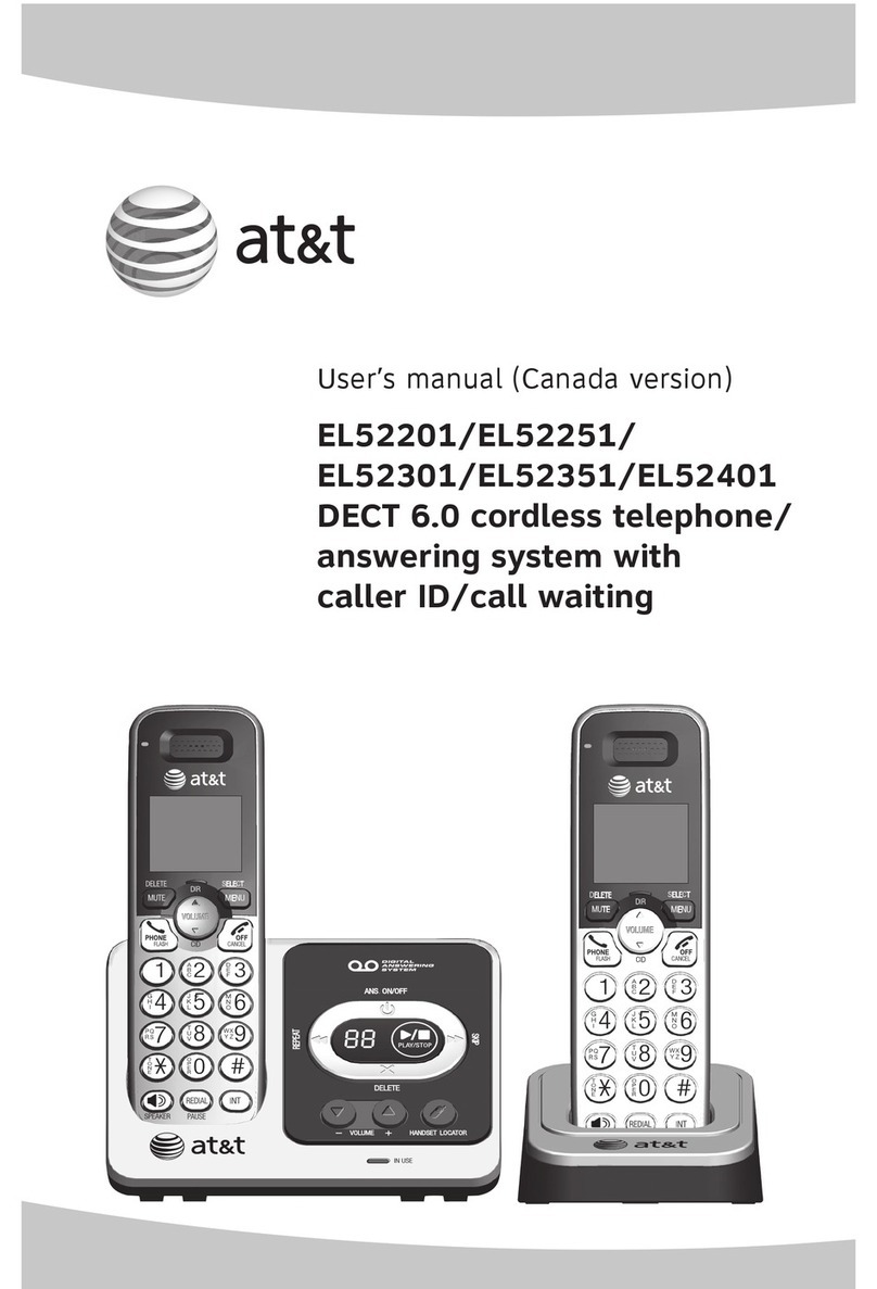 AT&T EL52201 User manual
