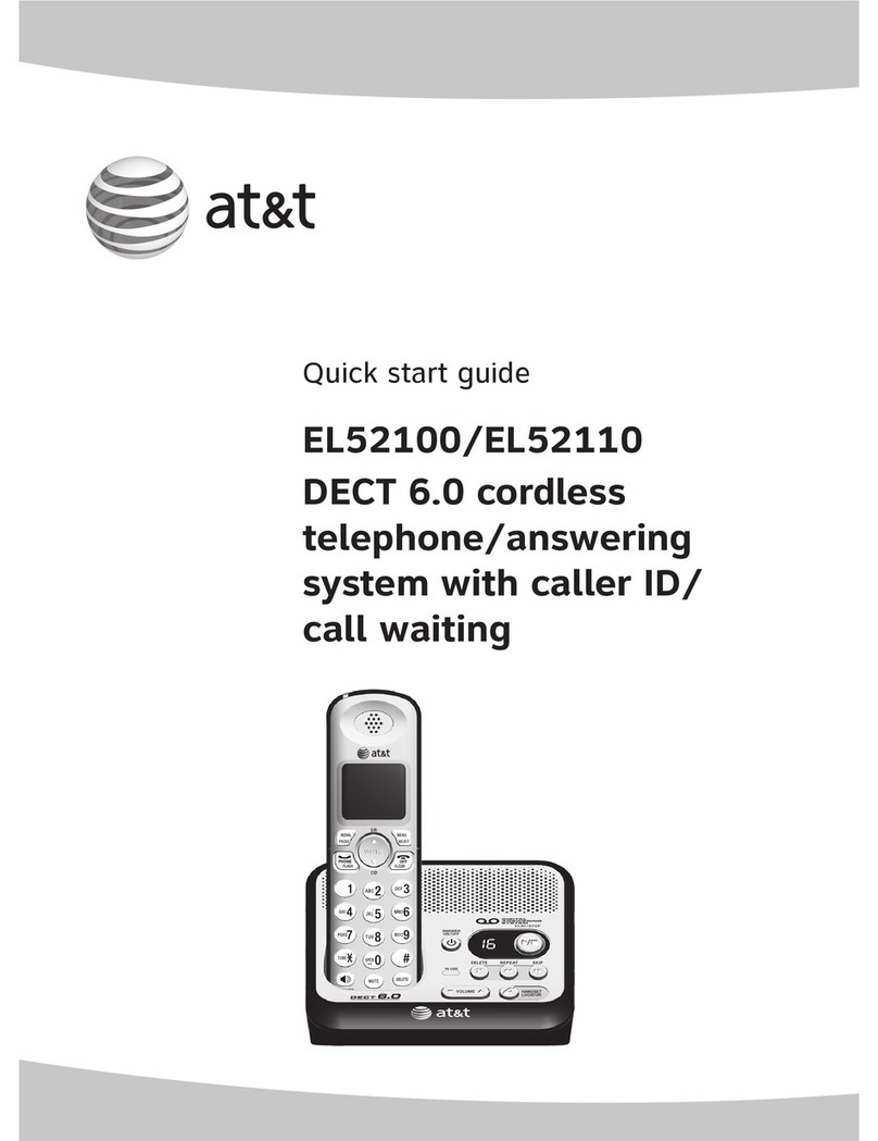 AT&T EL52100 User manual