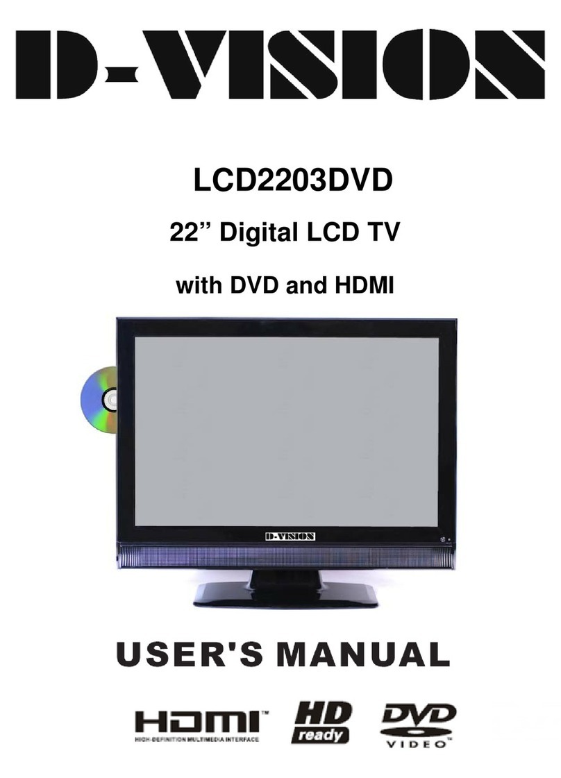 D-Vision LCD2203DVD user manual