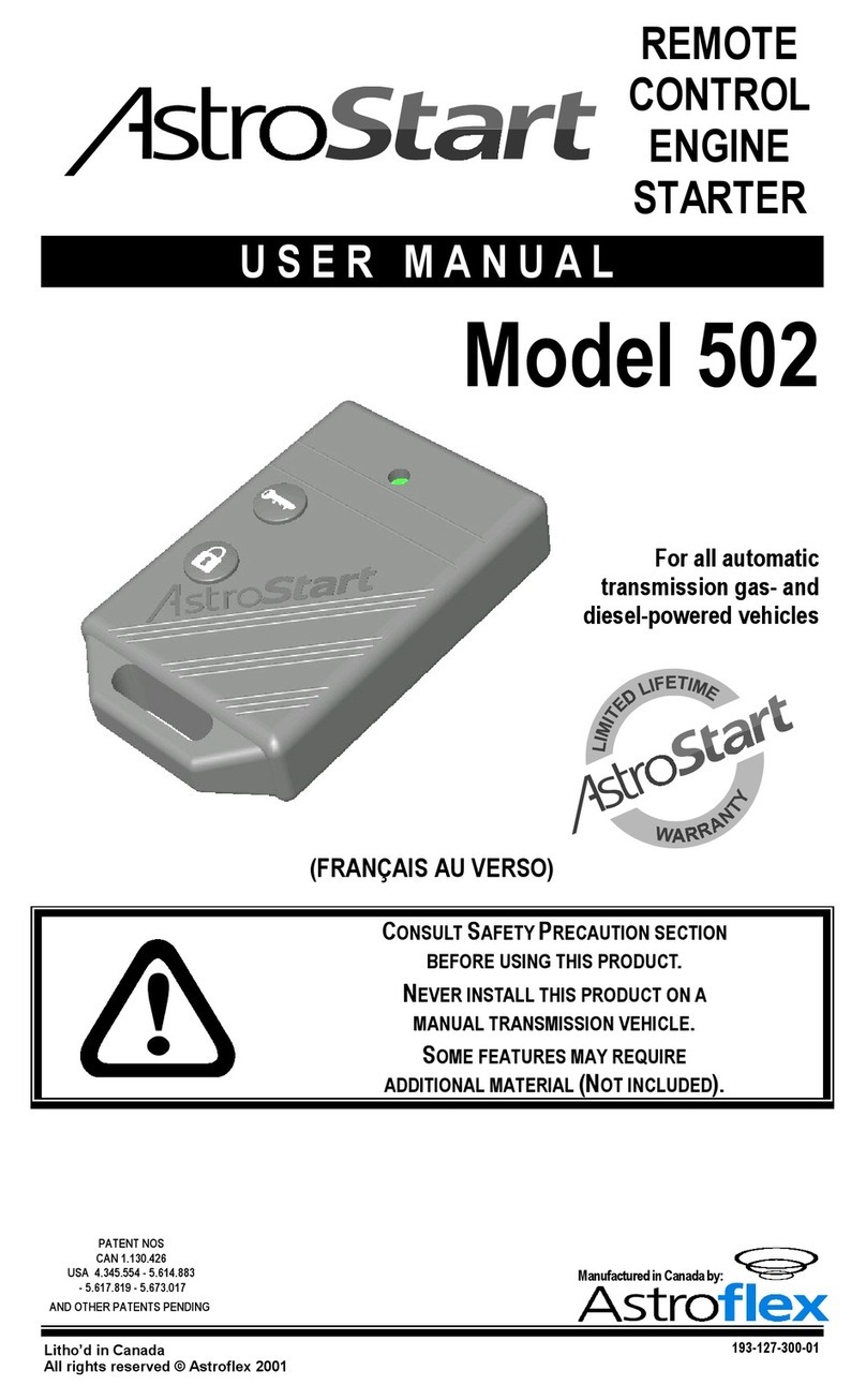 AstroStart 502 user manual