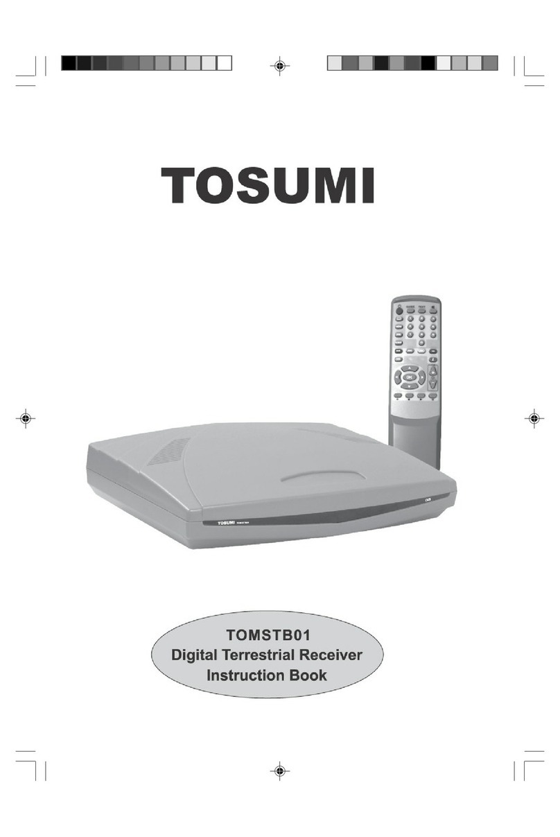 Tosumi TOMSTB01 Instruction book