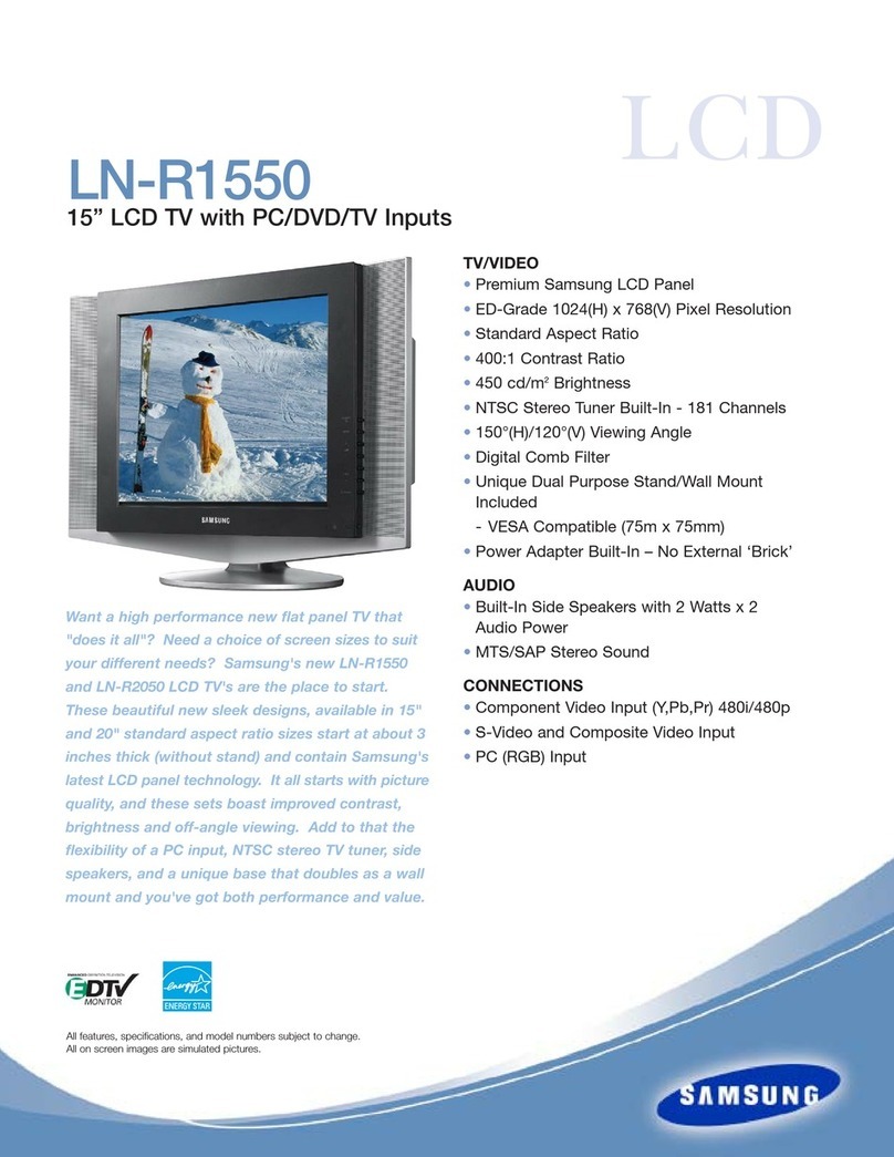 Samsung LNR1550X User manual