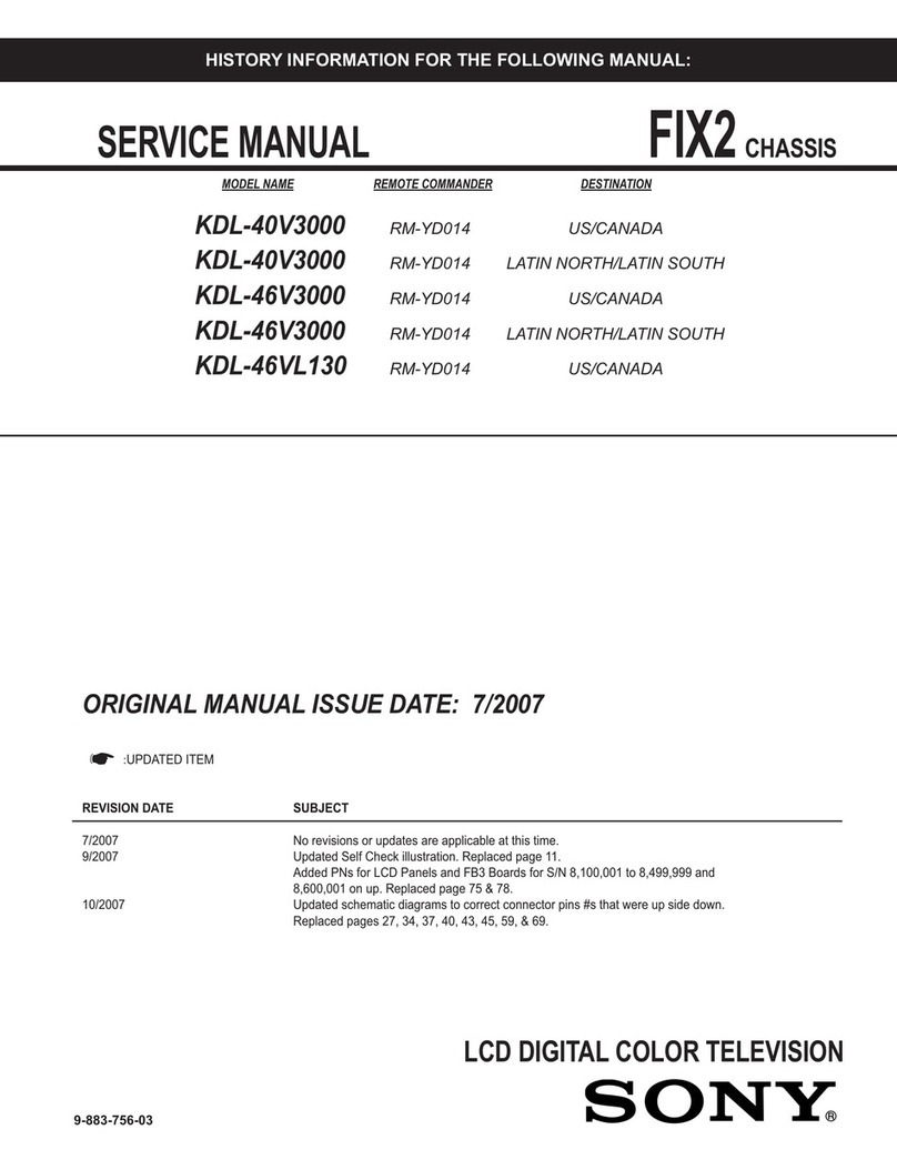 Sony KDL-40V3000, KDL-46V3000 User manual