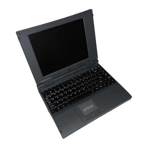Epson ActionNote 890 Installation manual