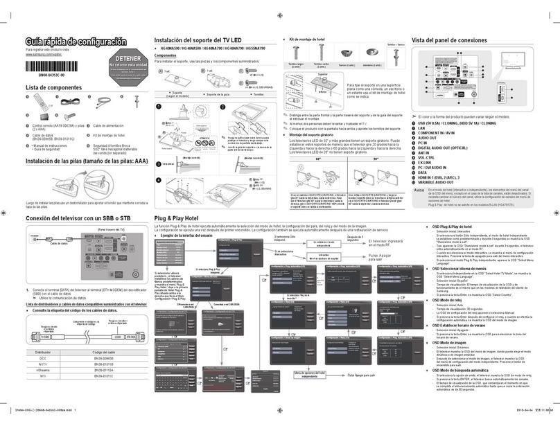 Samsung HG40NA590 User manual