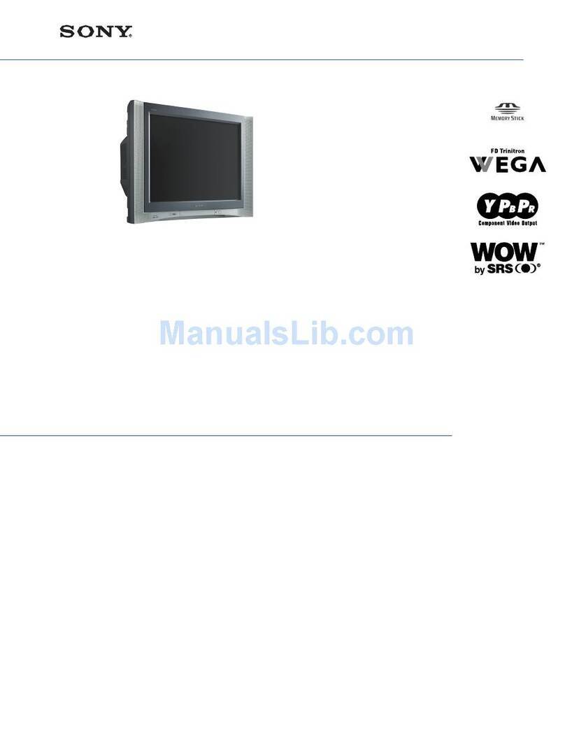Sony KV-32FS320 - 32" Fd Trinitron Wega Specifications
