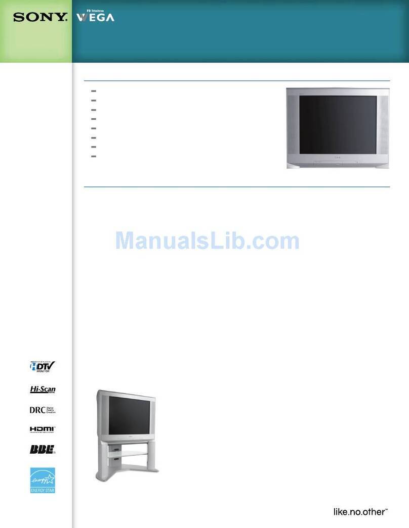 Sony FD Trinitron Wega KV-27HS420 User manual