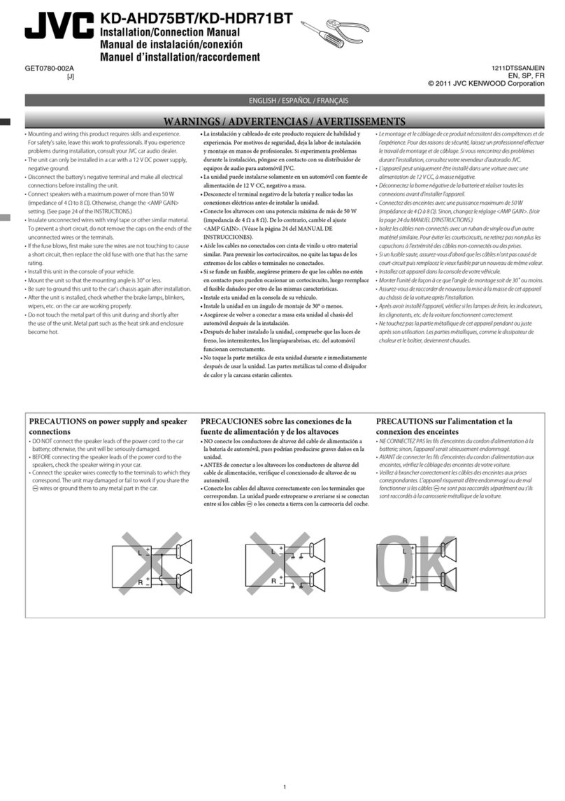 JVC KD-HDR71BT Guide