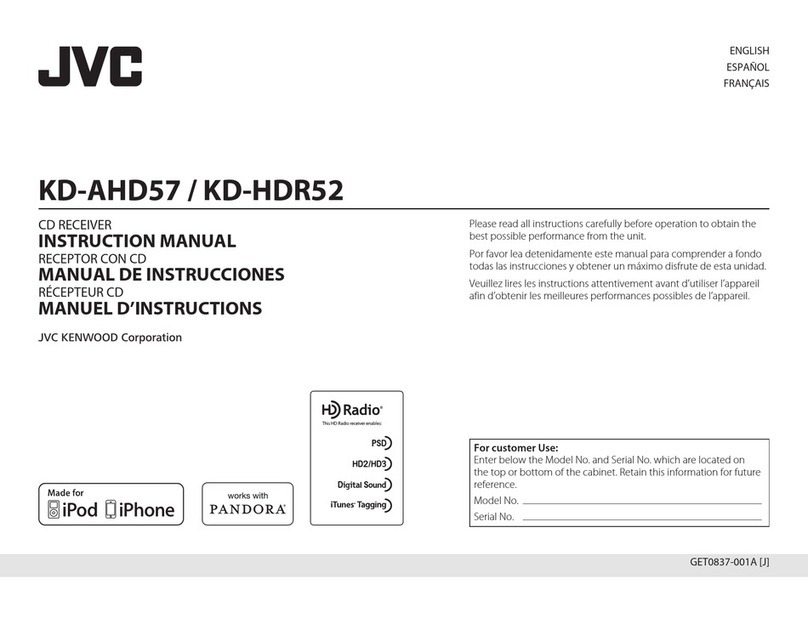 JVC KD-HDR52 instruction manual