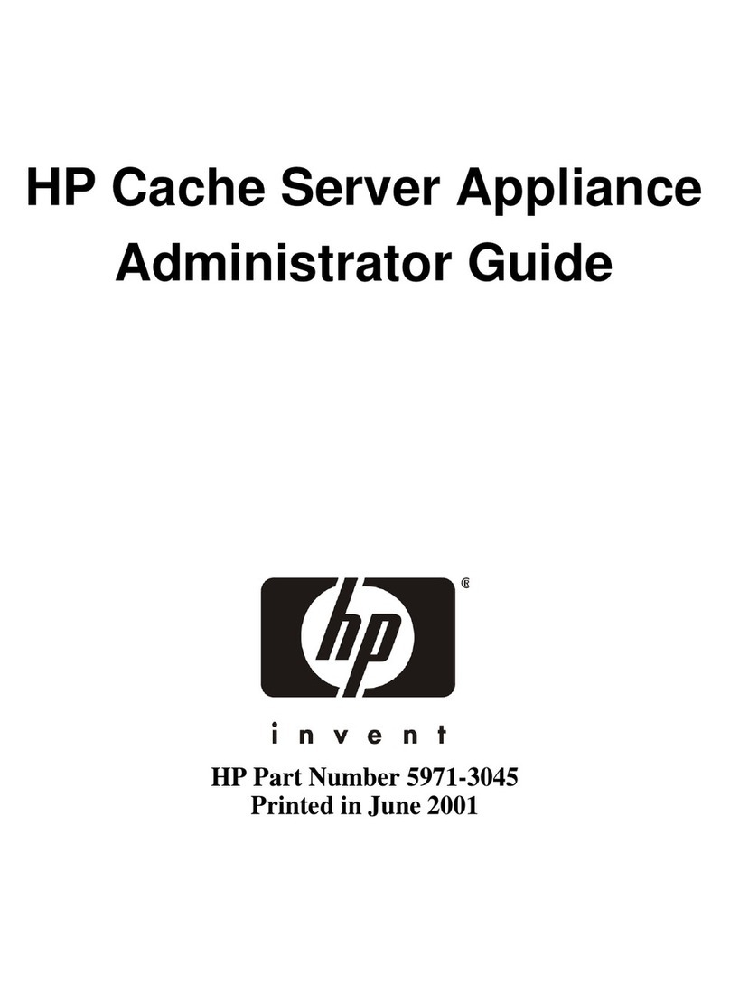 HP P4535A - Web Cache Server Appliance Service manual