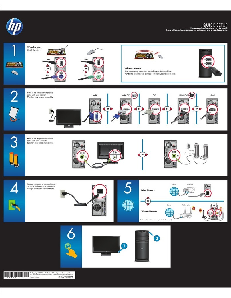 HP Pavilion p6210f Specification sheet