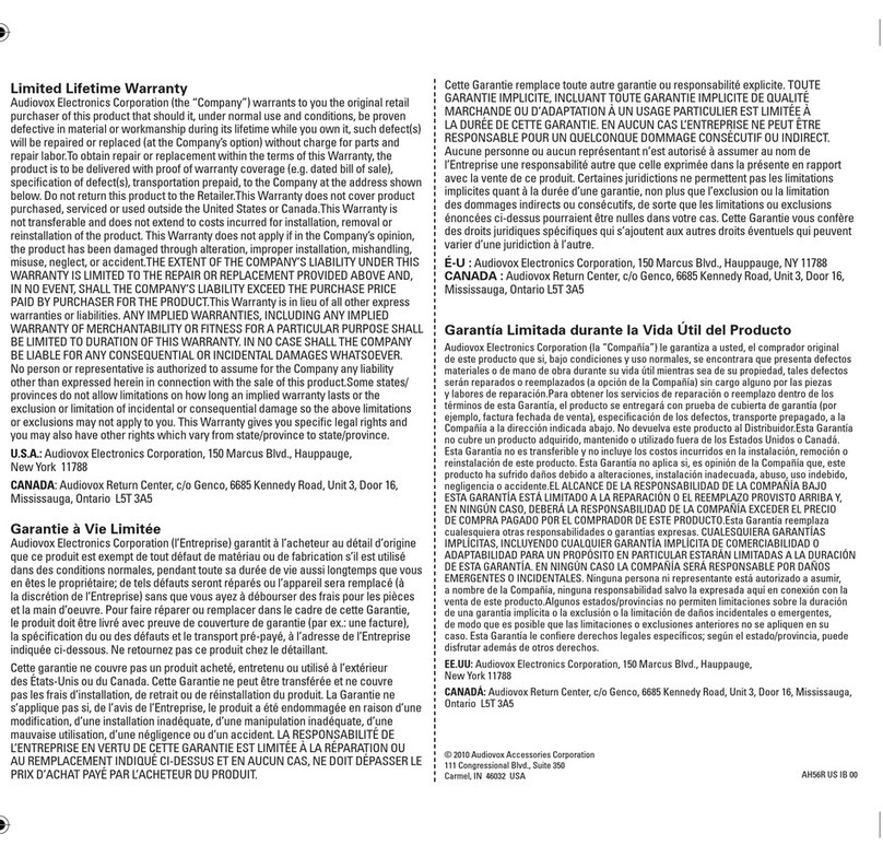 RCA AH56R User manual