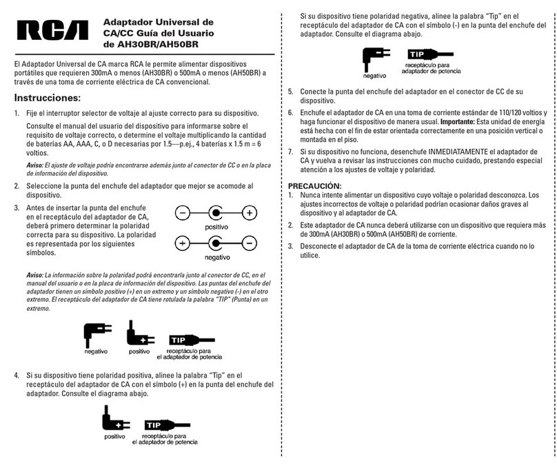 RCA AH30BR Guía del usuario