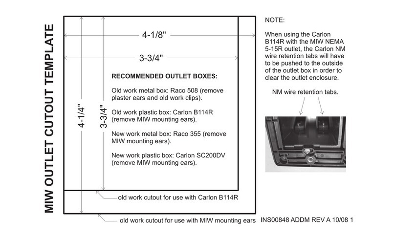 Panamax MIW-SURGE User manual
