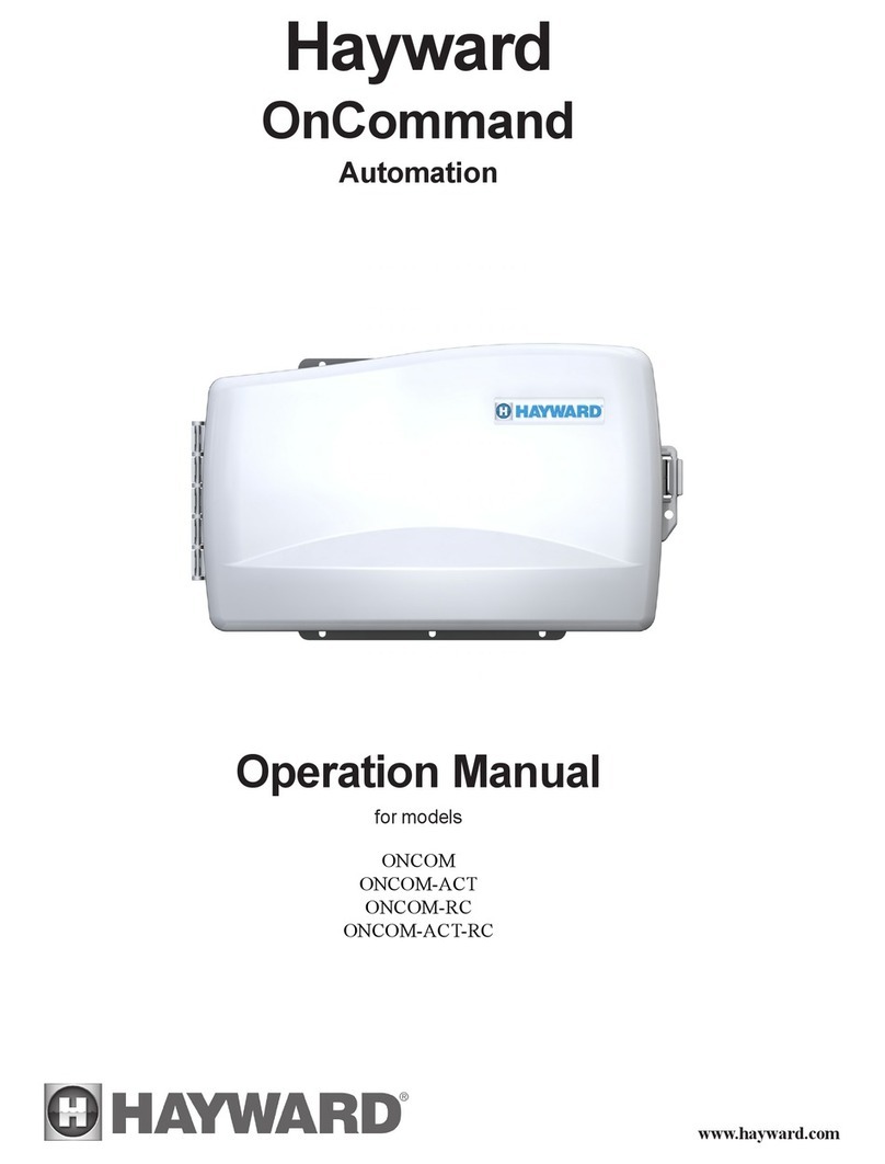 Hayward OnCommand User manual
