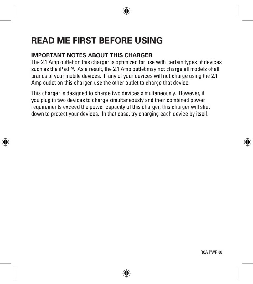 RCA PCHCLIPR User manual