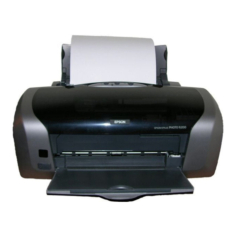 Epson R200 - Stylus Photo Color Inkjet Printer User manual