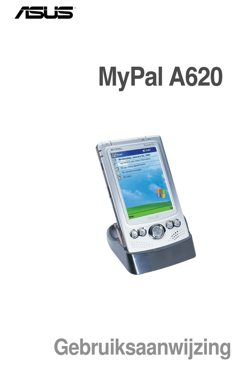 Asus MyPal A620 User manual