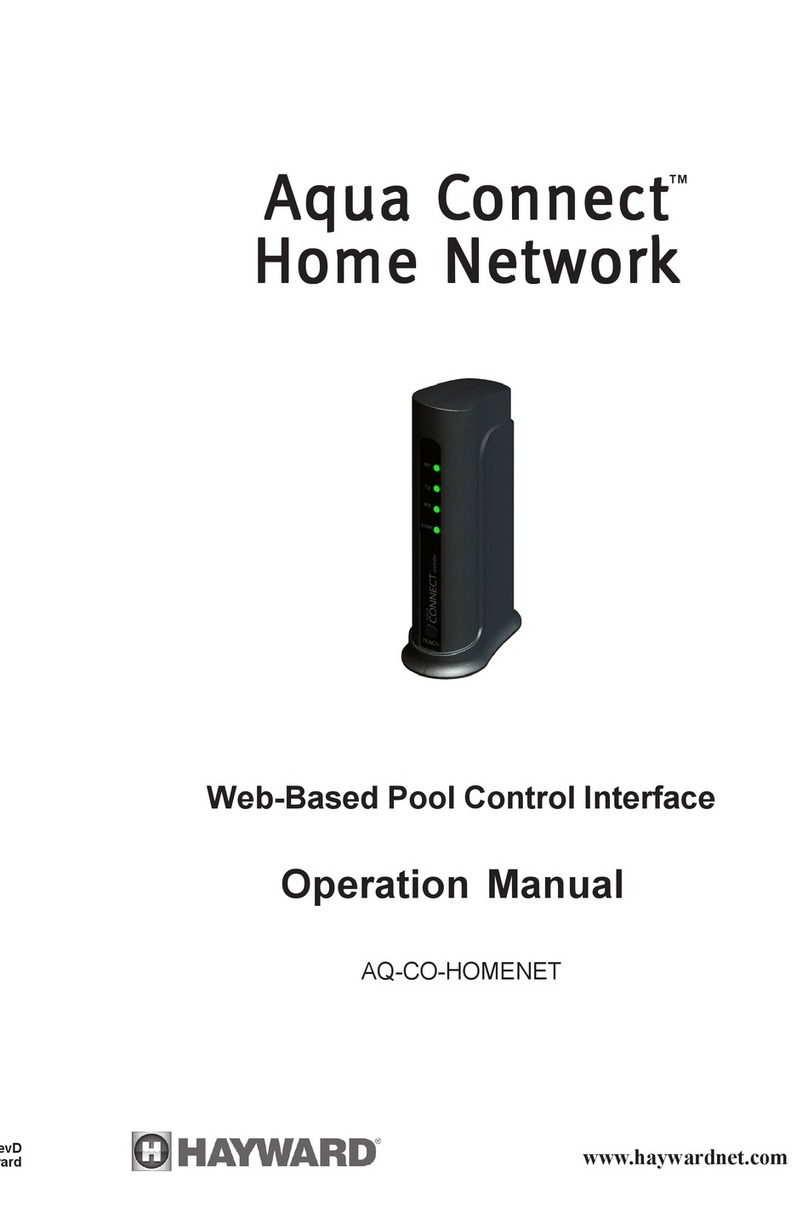 Hayward Aqua Connect Operation manual