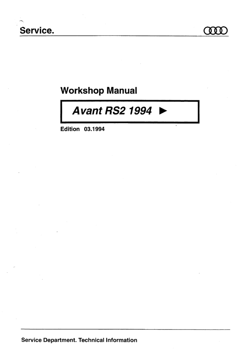 Audi Avant RS2 Instruction manual Audi Avant RS2 Instruction manual