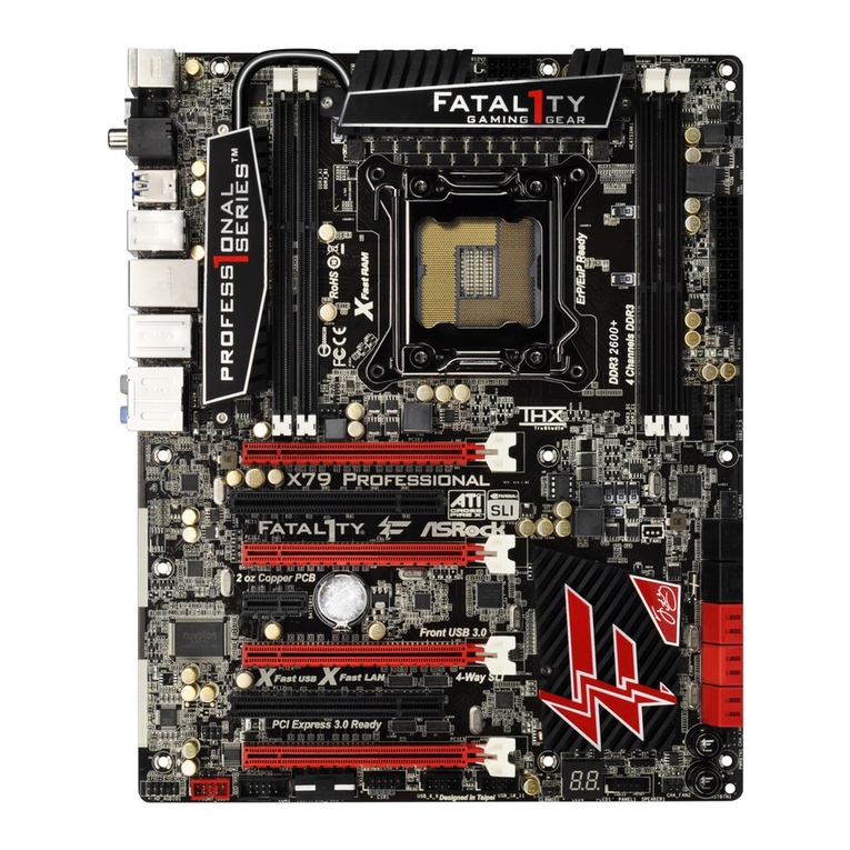 ASROCK Fatal1ty X79 Champion User manual