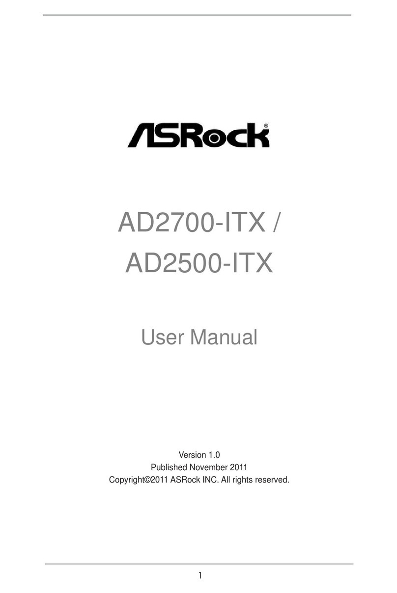 ASROCK AD2700-ITX user manual