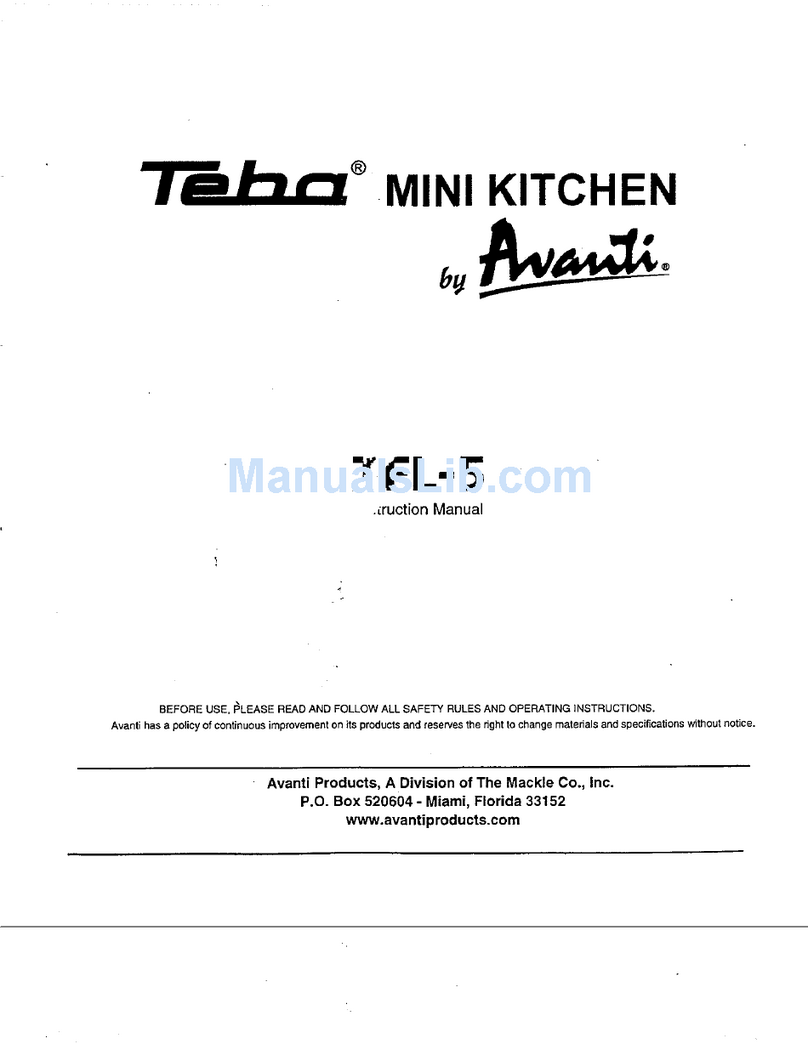 Avanti Teba TFL-5 User manual