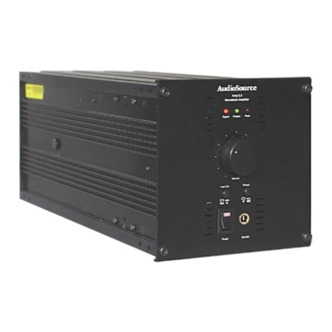 AudioSource Amp Five User manual
