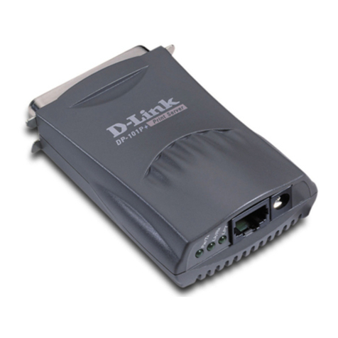 D-Link DP-101P - Pocket Ethernet Print Server User manual