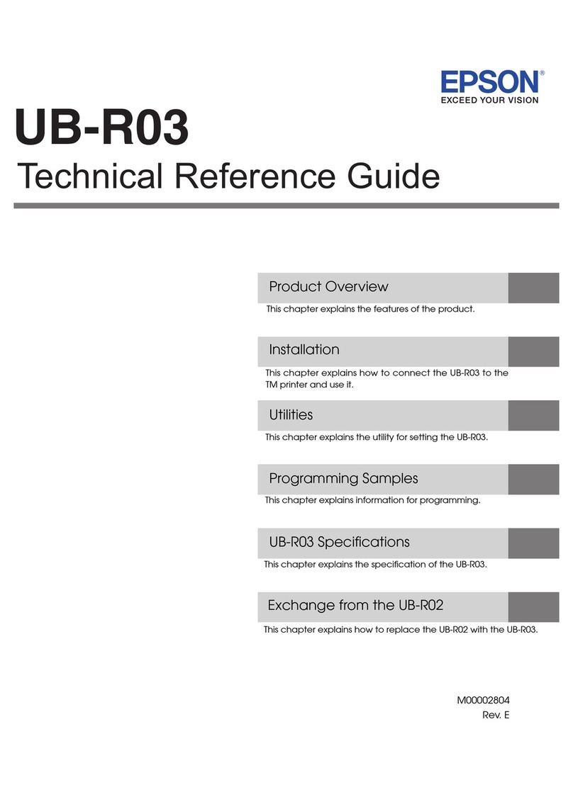 Epson C32C824461 - UB R03 Print Server Use and care manual