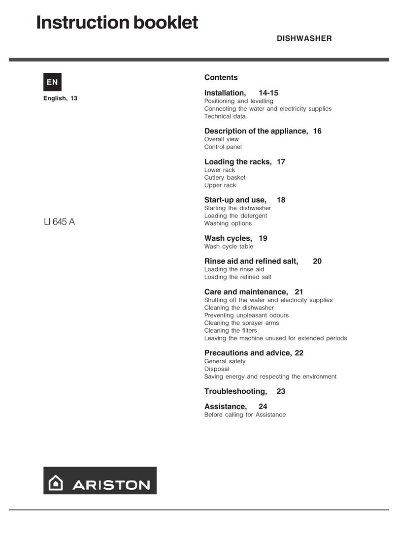Ariston LI 645 A User manual