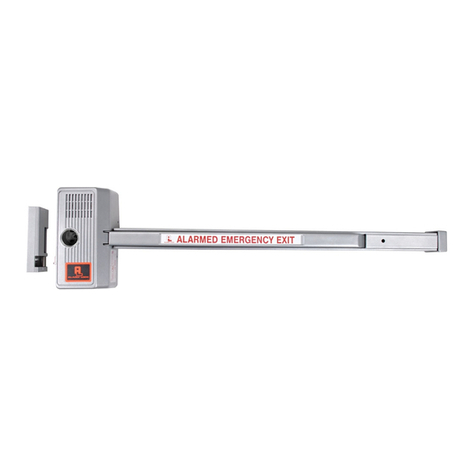 Alarm Lock PUSH BAR 715 User manual