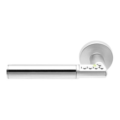 Alarm Lock Trilogy ET-PDL Sargent 8812 Instructions & template