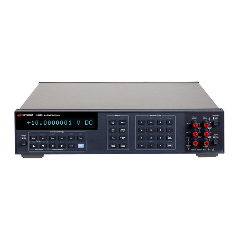 Agilent Technologies 3458A Use and care manual