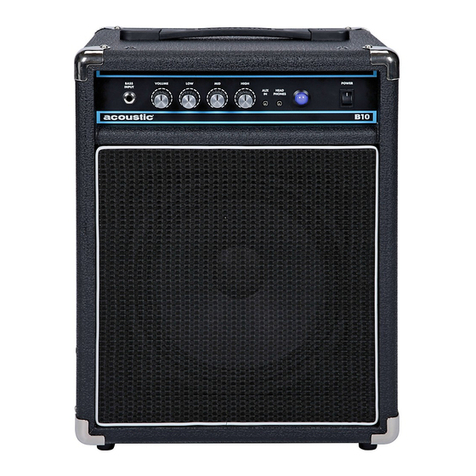 Acoustic B10 user manual