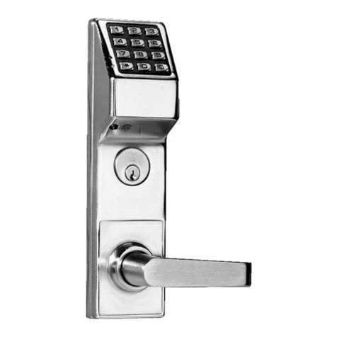Alarm Lock Trilogy DL4100 Series Addendum Installation manual Alarm Lock Trilogy DL4100 Series Addendum Installation manual