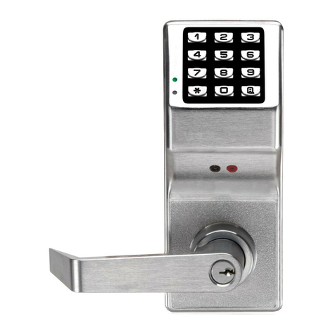 Alarm Lock Trilogy DL3000 Series Installation manual
