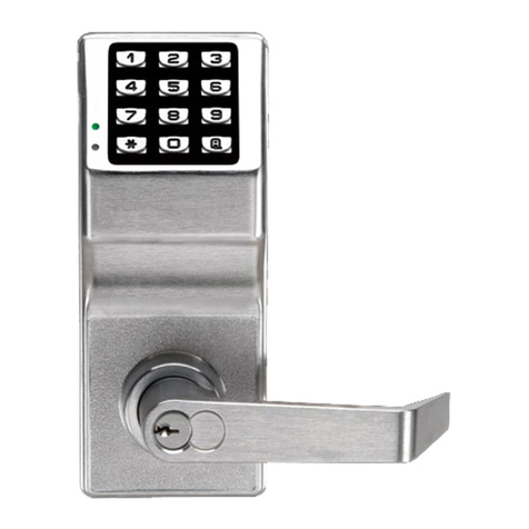Alarm Lock TRILOGY DL2700 User manual Alarm Lock TRILOGY DL2700 User manual